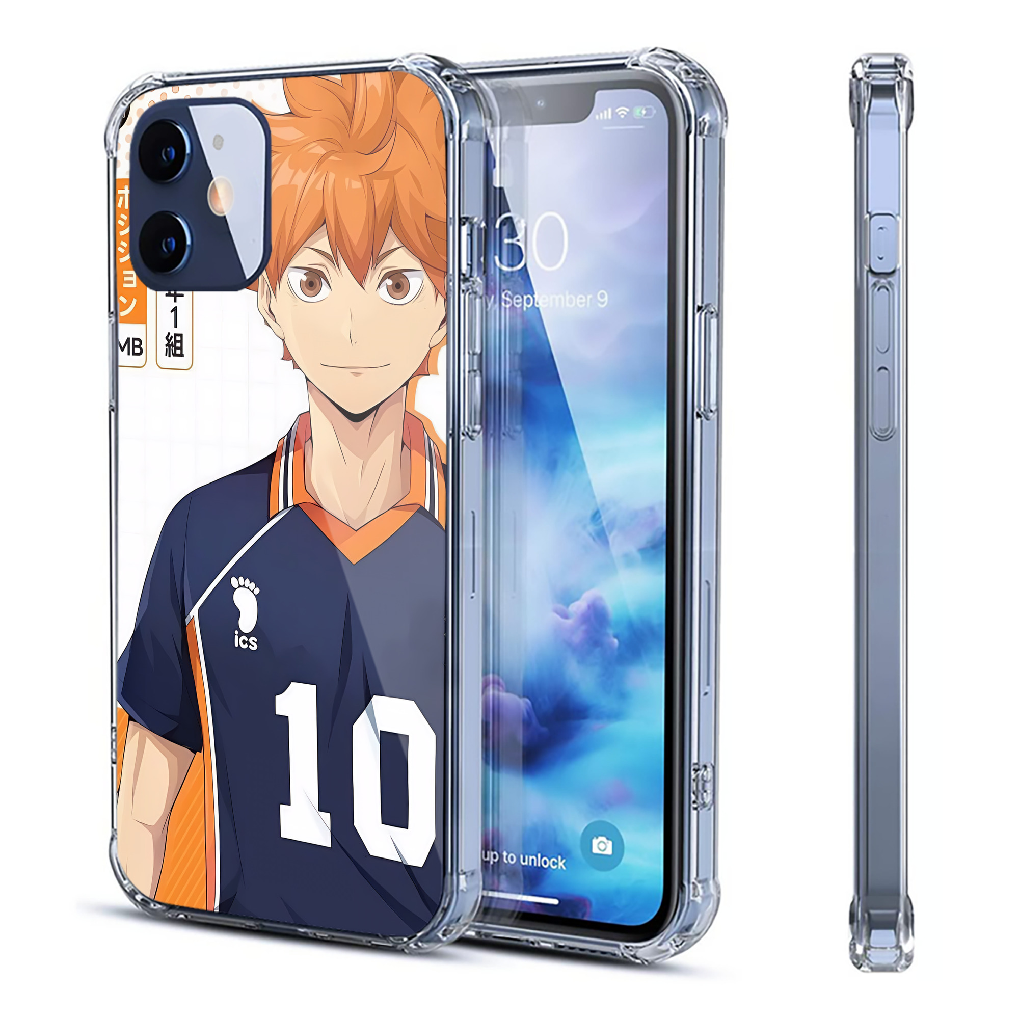 （画像用） ハイキュー!! Haikyu!! 【iPhone 12シリーズ対応】透明スマホケース（クリアソフトケース）